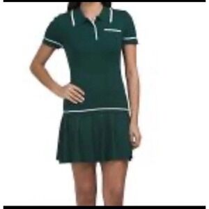 NWT CAROLINE CONSTAS Knit Stretch Mini Dress Green Size L